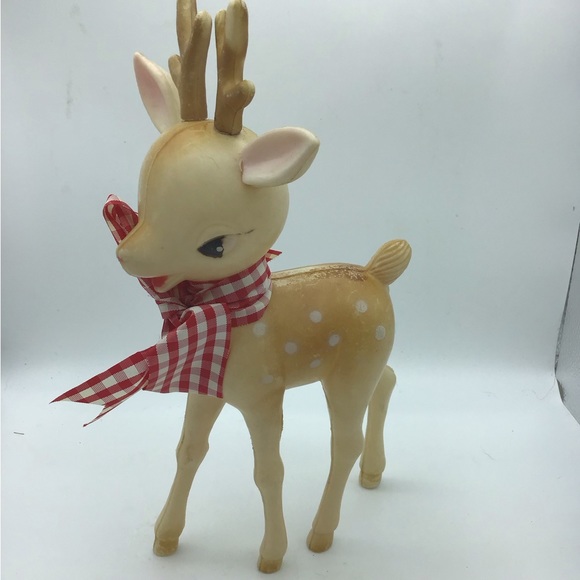 Vintage Plastic Reindeer - Picture 2 of 9